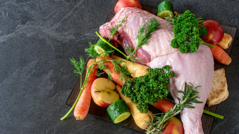 Pirámide Alimenticia para Perros 43 frutas y verduras