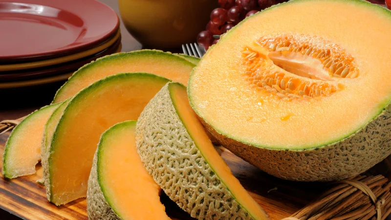 ¿Los perros pueden comer melón? 45 melón cortado
